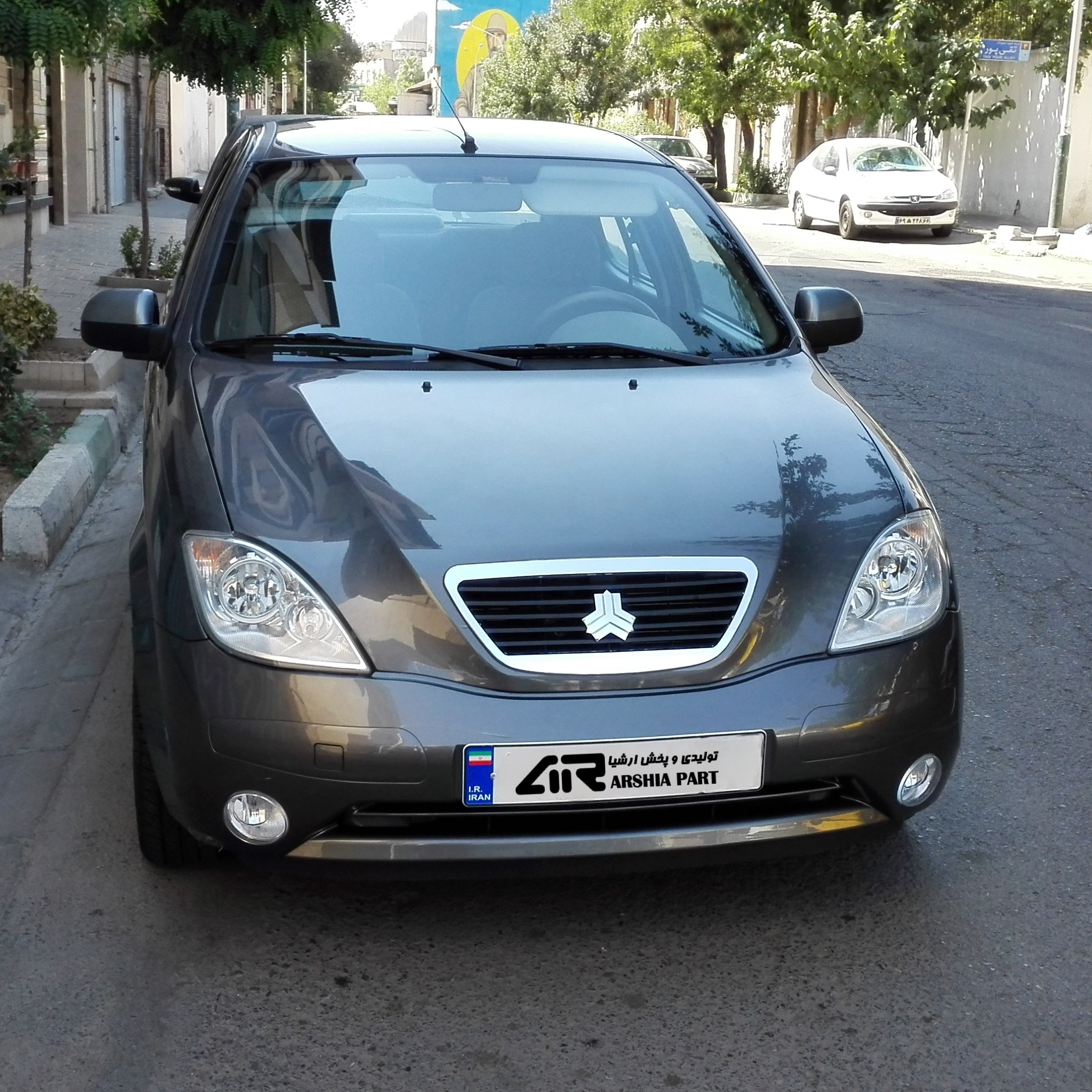 استیل دور جلو پنجره و قاب روی آینه تیبا ۱