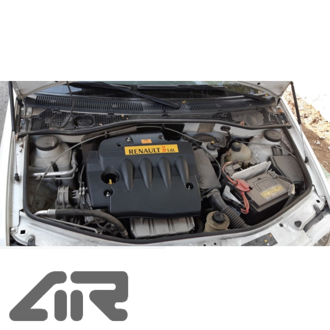 کاور موتور ال۹۰ ساندرو مشکی نصب شده